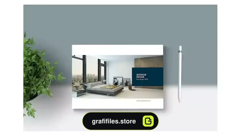 طرح لایه باز بروشور و کاتالوگ ساده Simple Brochure Catalog