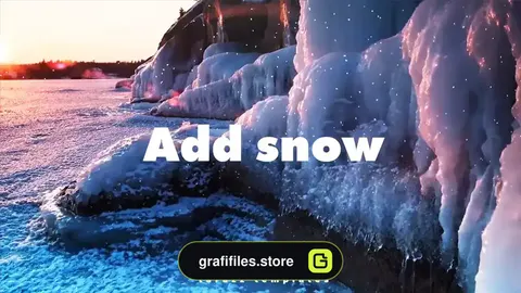 پریست پریمیر بارش برف Snow Particles