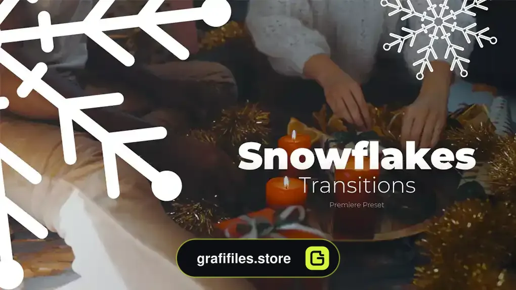 ترانزیشن پریمیر دانه برف Snowflakes Transitions