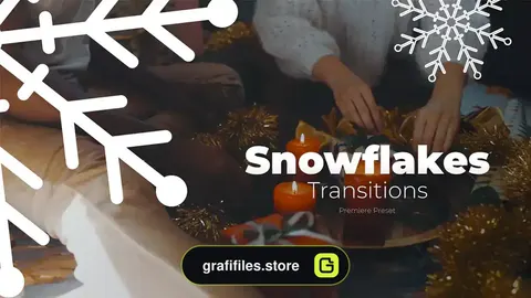 ترانزیشن پریمیر دانه برف Snowflakes Transitions