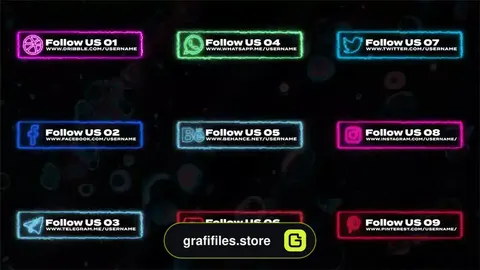 پروژه پریمیر شبکه اجتماعی Social Media Pack Version 003