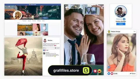 پروژه پریمیر پست شبکه اجتماعی Social Media Posts