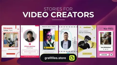 پروژه پریمیر استوری اینستاگرام Stories For Video Creators