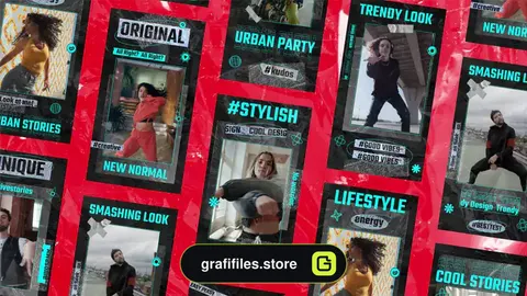 پروژه پریمیر استوری اینستاگرام SWAG Urban Stories