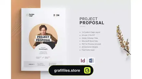 قالب ایندیزاین پروپوزال The Proposal | Ms Word & InDesign