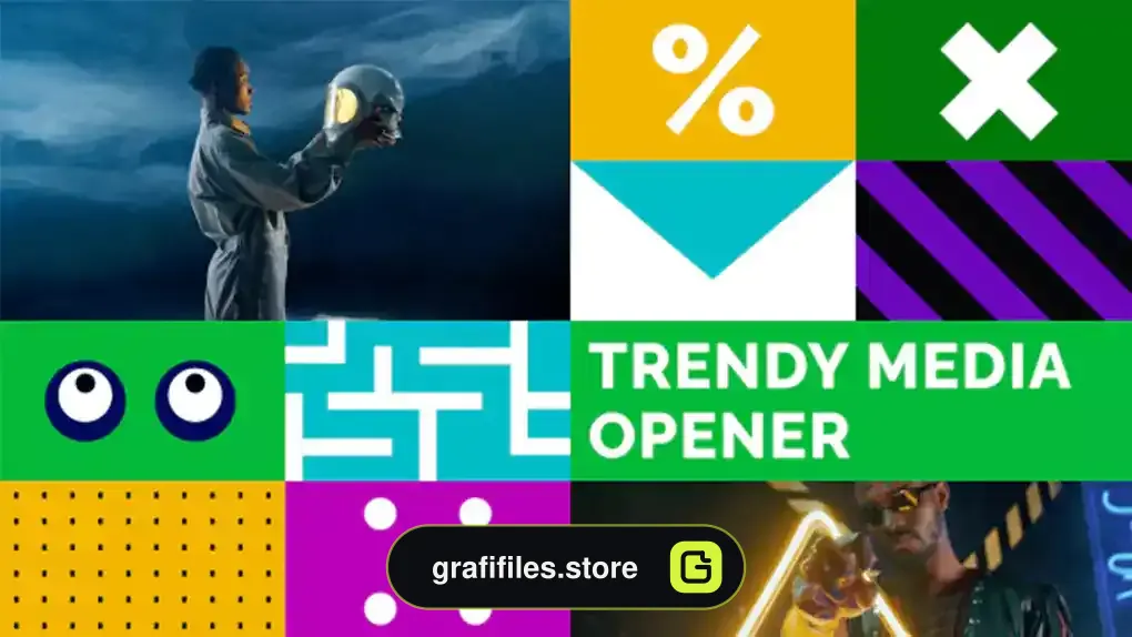پروژه پریمیر وله مولتی فریم Trendy Multiframe Media Opener