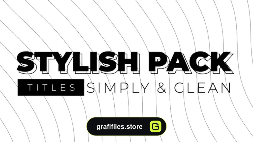 پروژه پریمیر تایتل تایپوگرافی Typography Titles
