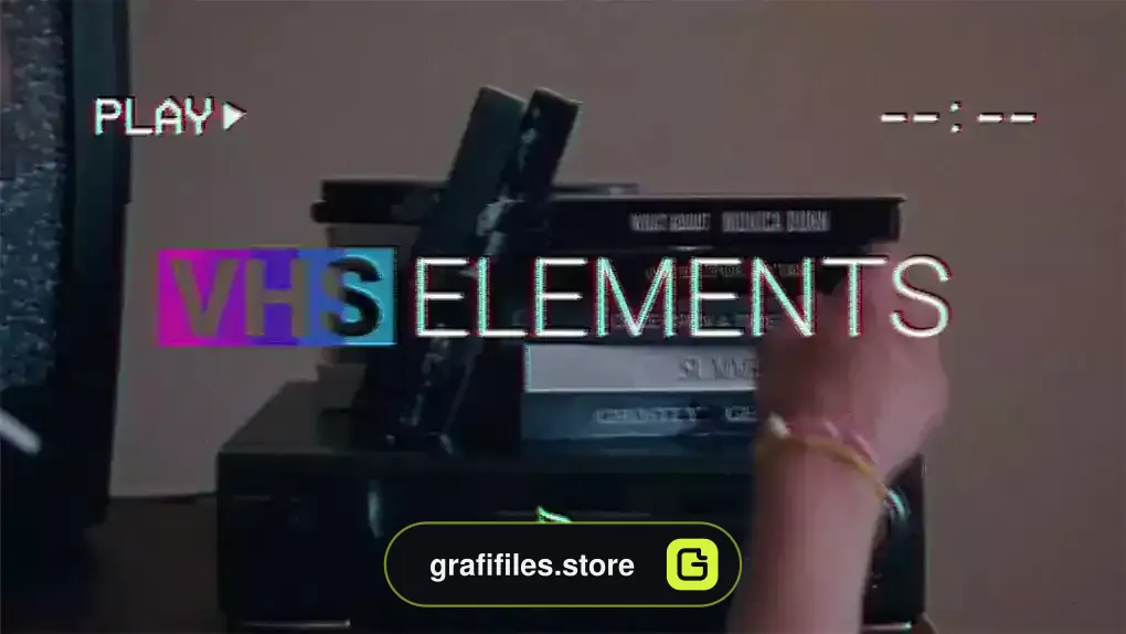 پریست پریمیر افکت فیلم قدیمی VHS Elements Presets