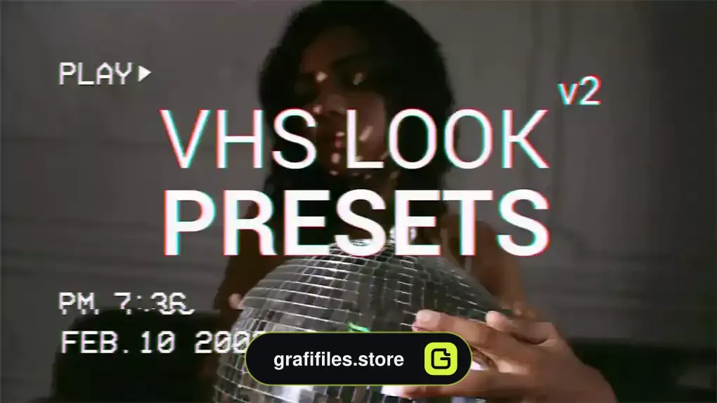 پریست پریمیر افکت نوار ویدیویی VHS Look Presets V2