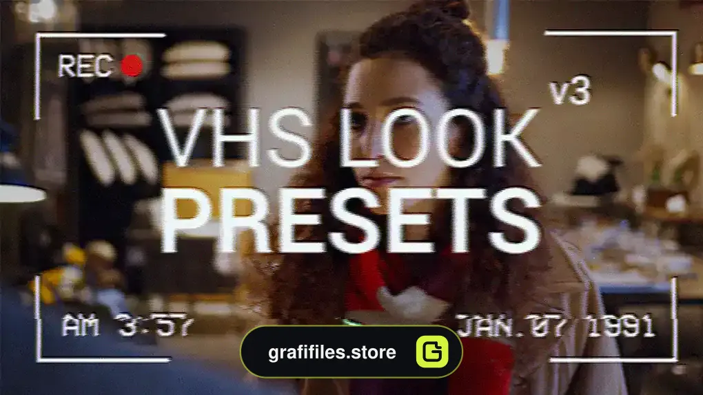 پریست پریمیر افکت نوار ویدیویی VHS Look Presets V3