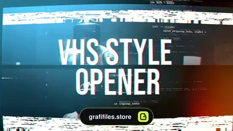 پروژه پریمیر وله با افکت نوار ویدیویی VHS Style Opener