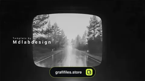 پروژه پریمیر اسلایدشو قدیمی Vintage TV Slideshow
