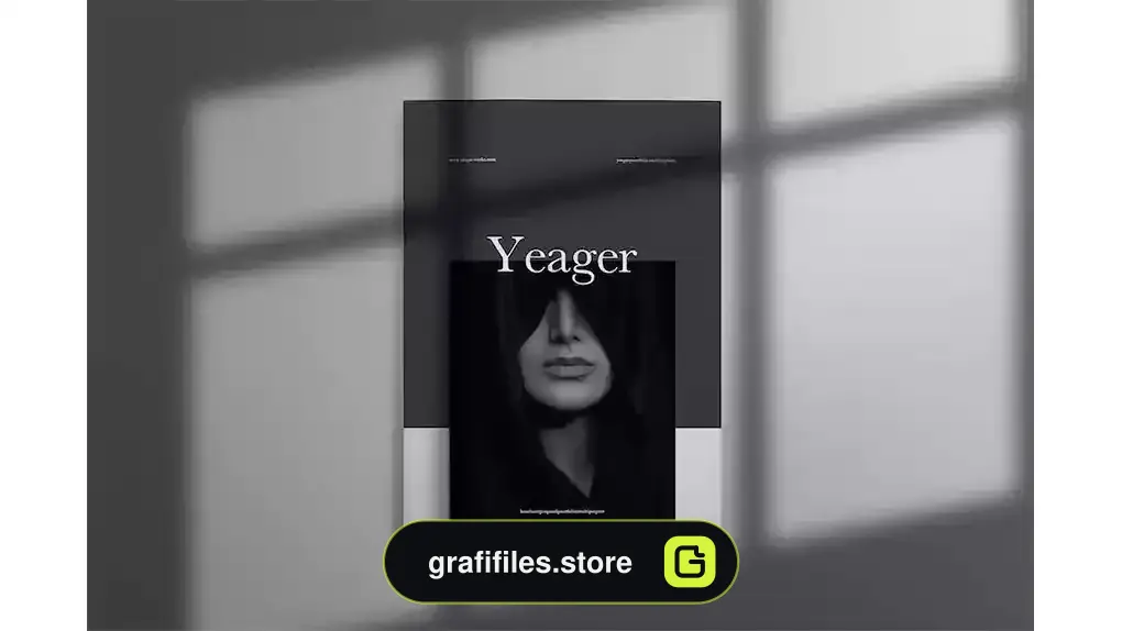 قالب ایندیزاین بروشور Yeager - Brochure Template Indesign