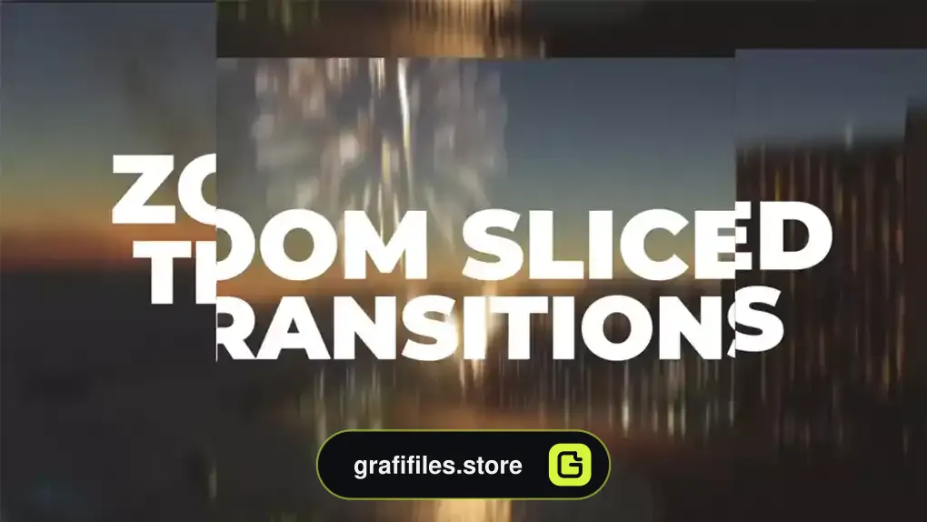 دانلود 10 ترانزیشن پریمیر زوم Zoom Sliced Transitions