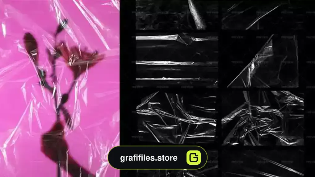 افکت تکسچر پلاستیک بر روی عکس و تصاویر Realistic Plastic Texture Overlays
