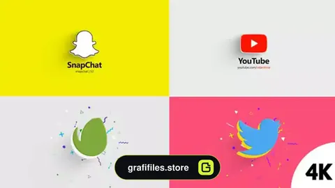 لوگو موشن افترافکت سه بعدی مینیمال 3D Minimal Logo