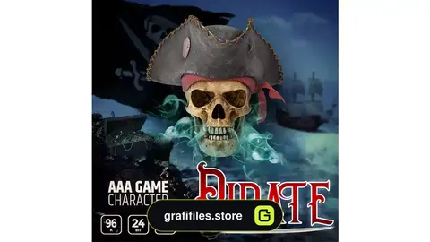 افکت صوتی کاراکتر دزد دریایی AAA Game Character Pirate