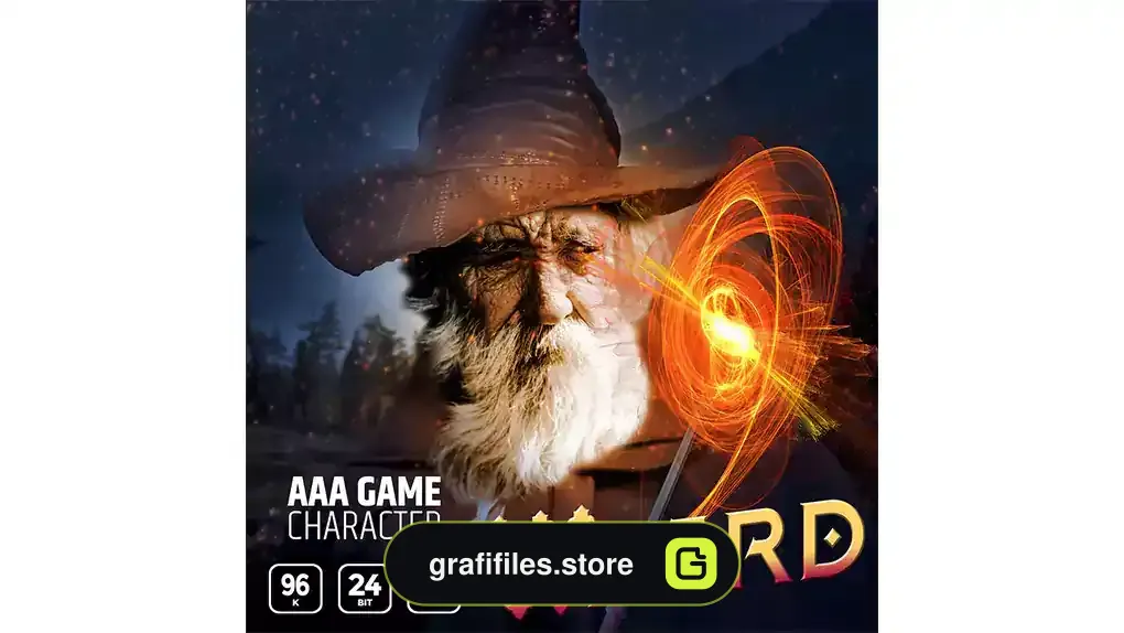 افکت صوتی کاراکتر جادوگر AAA Game Character Wizard
