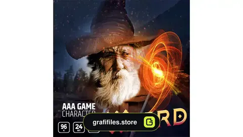 افکت صوتی کاراکتر جادوگر AAA Game Character Wizard