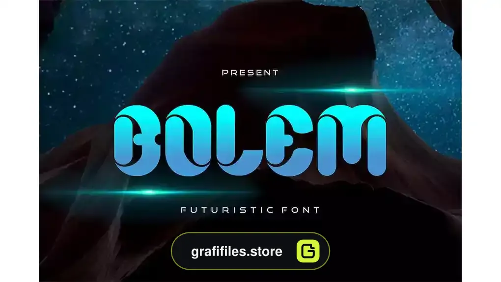 فونت انگلیسی Bolem - Futuristic Font