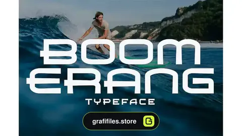 فونت انگلیسی Boomerang - Hawaiian Typeface