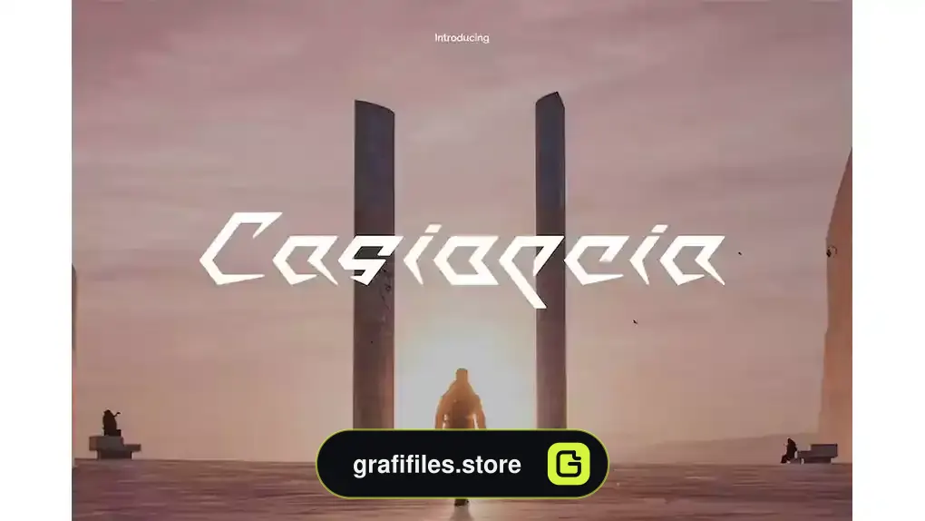 فونت انگلیسی Casiopeia Font YR