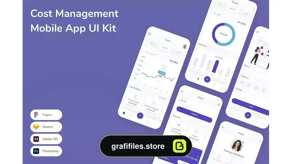رابط کاربری اپلیکیشن مدیریت هزینه