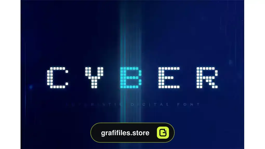 فونت انگلیسی تکنولوژی Cyber - Technology Font