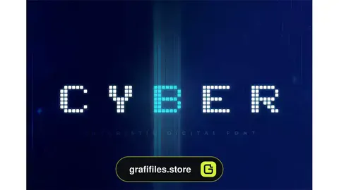 فونت انگلیسی تکنولوژی Cyber - Technology Font