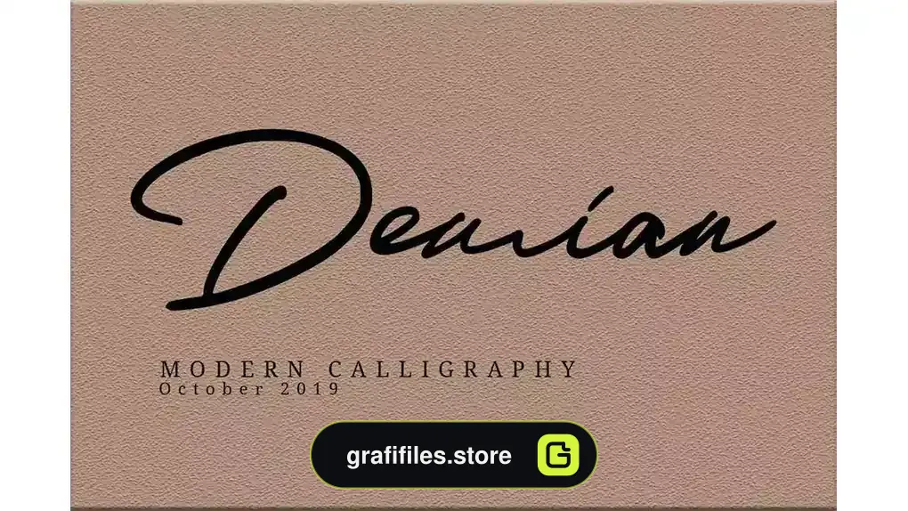 فونت انگلیسی Demian