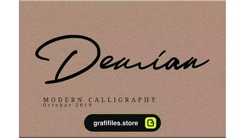 فونت انگلیسی Demian