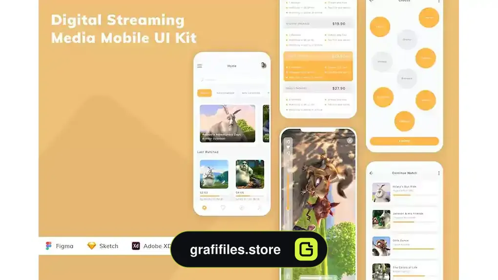 رابط کاربری اپلیکیشن رسانه دیجیتال