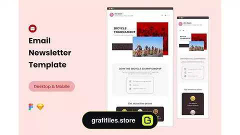 قالب خبرنامه ایمیل Email Newsletter Template 3