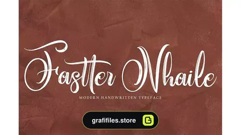 فونت انگلیسی Fastter Nhaile