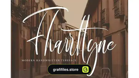فونت انگلیسی Fharrttyne