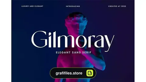 فونت انگلیسی Gilmoray Elegant Sans Serif Font