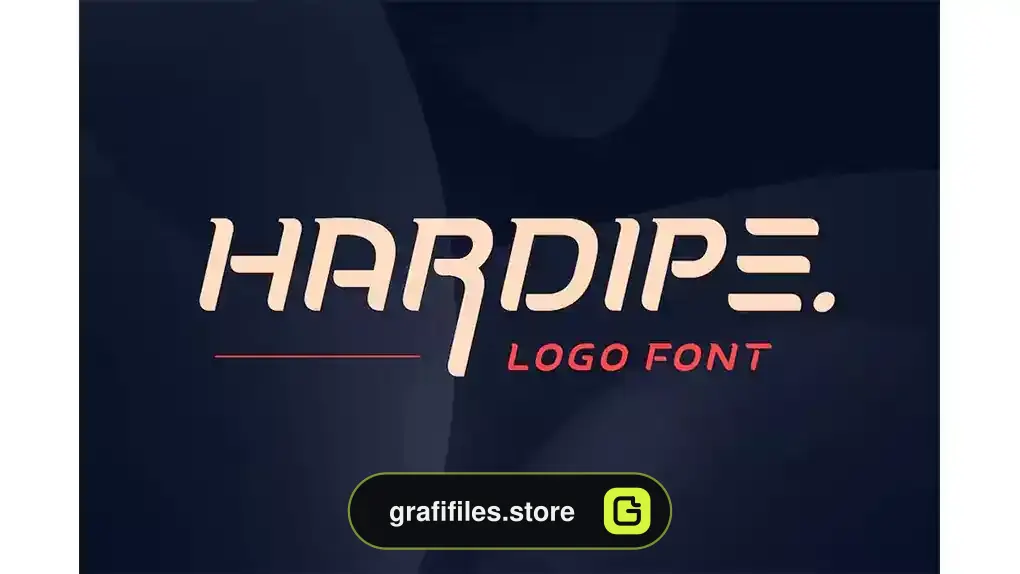 فونت انگلیسی Hardipe - Grand Logo Font