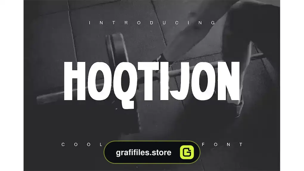 فونت انگلیسی Hoqtijon