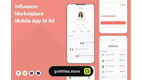رابط کاربری اپلیکیشن اینفلوئنسر