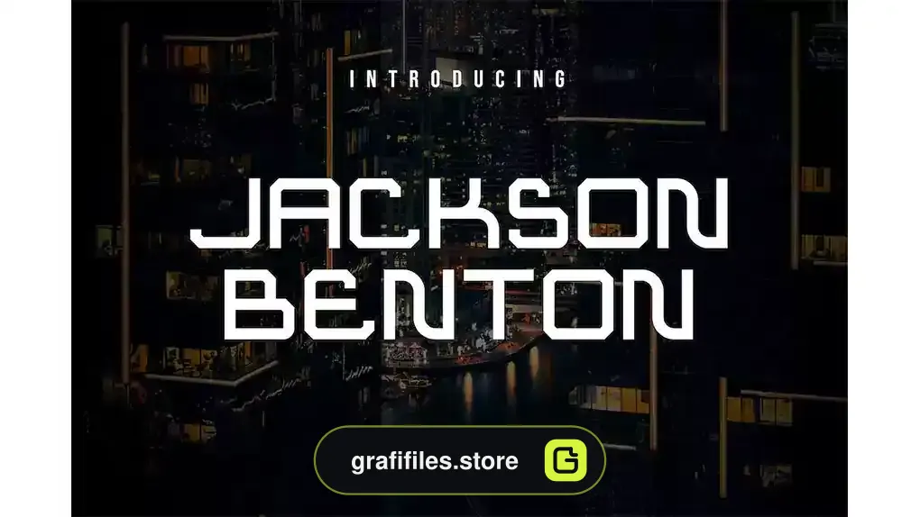 فونت انگلیسی Jackson Benton