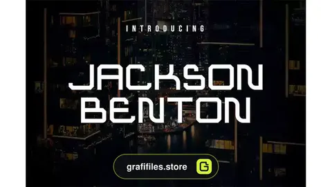 فونت انگلیسی Jackson Benton
