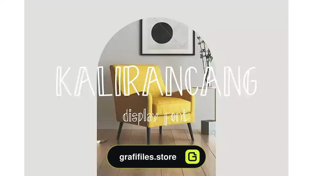 فونت انگلیسی Kalirancang - Display Font
