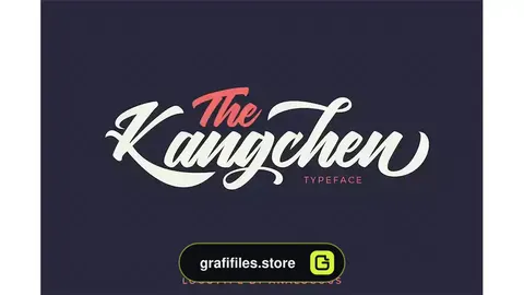 فونت انگلیسی Kangchen Script