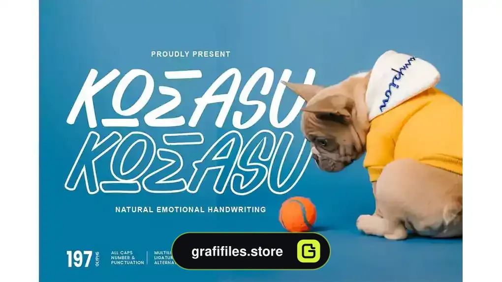 فونت انگلیسی KOEASU - Misuh Display Font