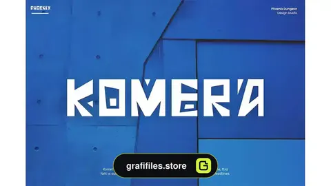 فونت انگلیسی Komera Font