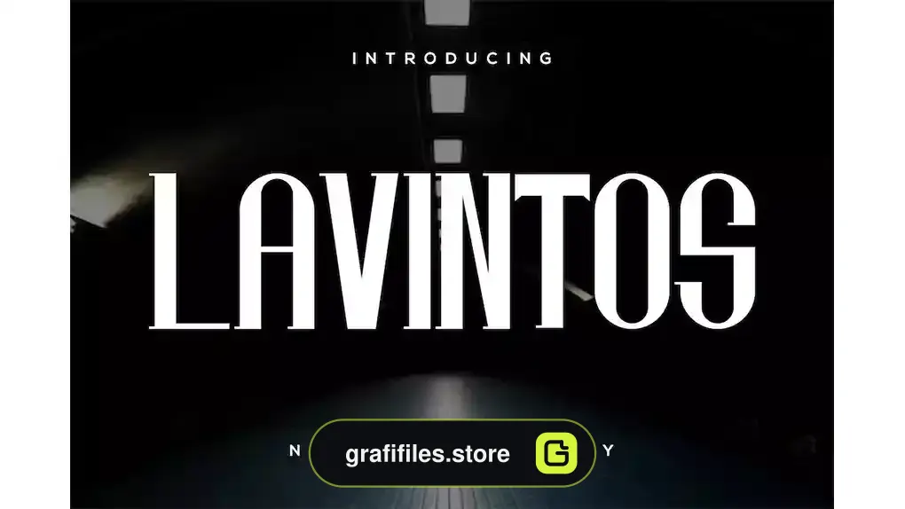 فونت انگلیسی LAVINTOS