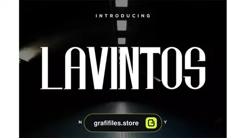 فونت انگلیسی LAVINTOS