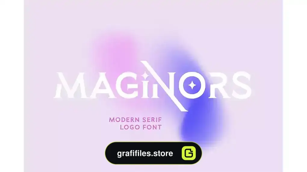 فونت انگلیسی Maginors - Serif Logo Font