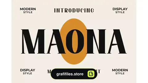 فونت انگلیسی MAONA Font