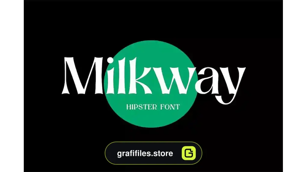 فونت انگلیسی Milkway Hipster Sans Serif Font